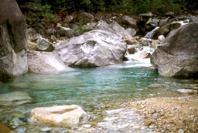 Kinpuzan River, Nagano Pref., Japan 